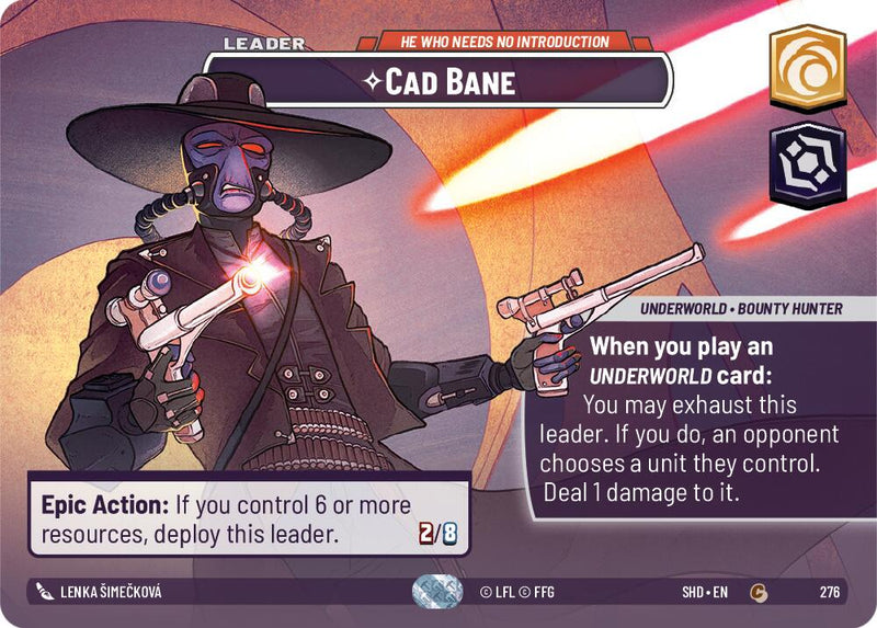 {SW-SH} Cad Bane - He Who Needs No Introduction (Showcase) (276) [Shadows of the Galaxy]