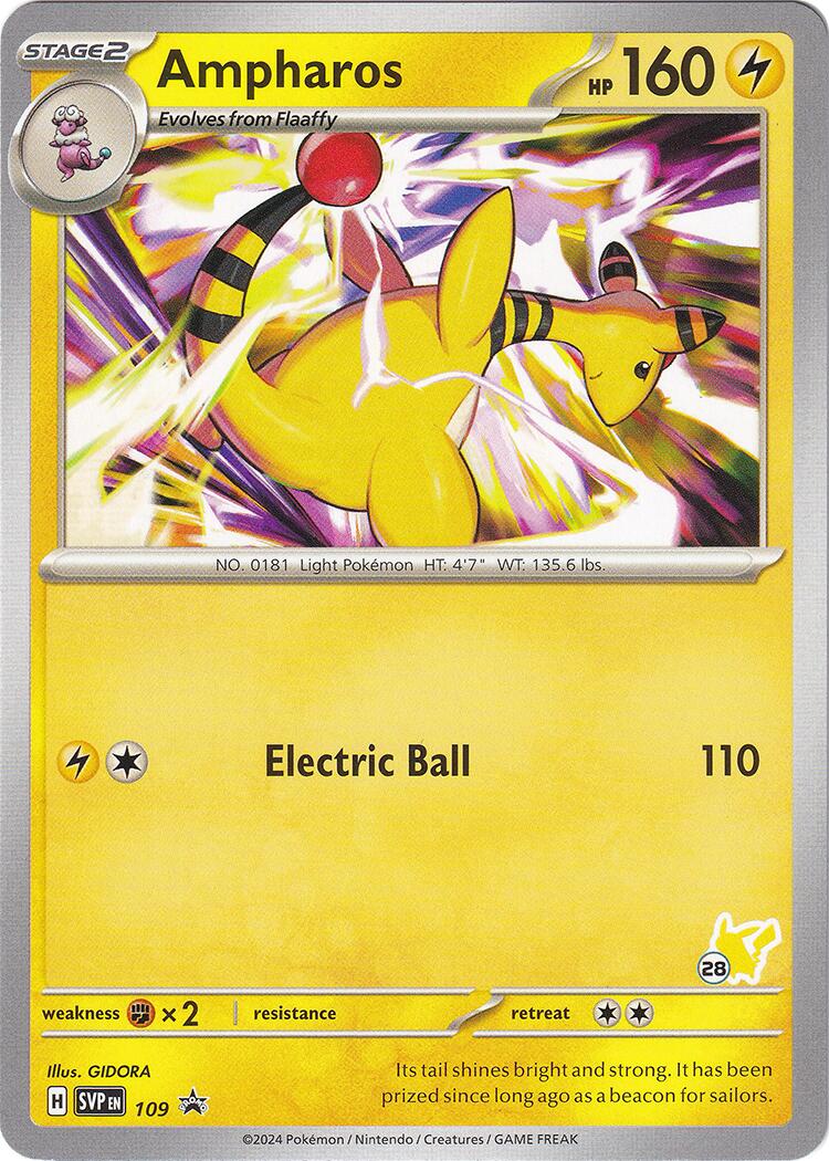 [PKM-R] Ampharos (109) (Pikachu Stamp