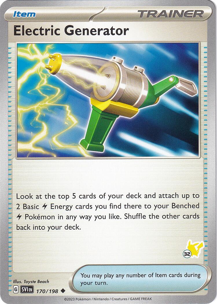 [TR] Electric Generator (170/198) (Pikachu Stamp