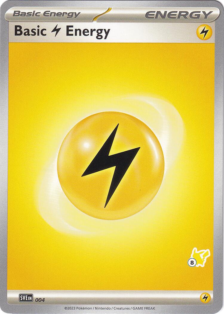 [BE] Basic Lightning Energy (004) (Pikachu Stamp