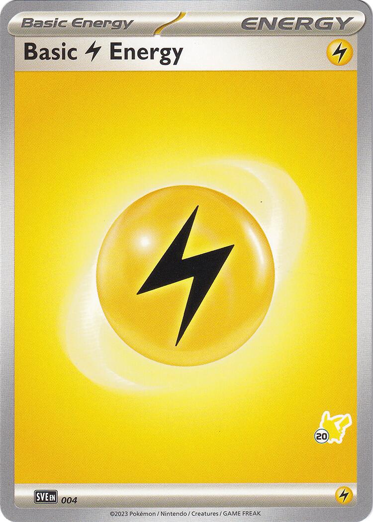 [BE] Basic Lightning Energy (004) (Pikachu Stamp