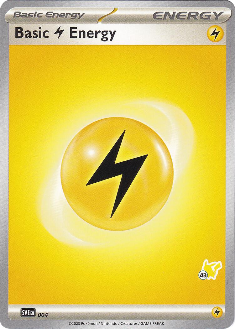 [BE] Basic Lightning Energy (004) (Pikachu Stamp