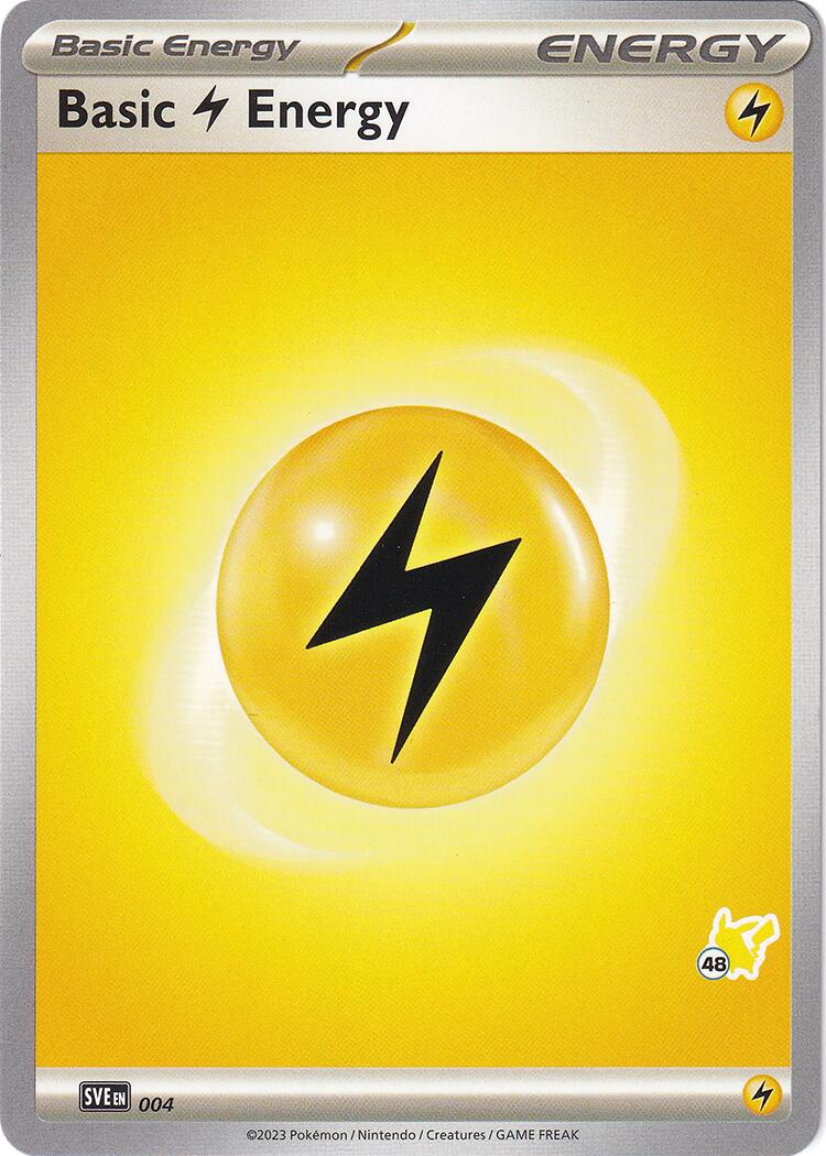 [BE] Basic Lightning Energy (004) (Pikachu Stamp