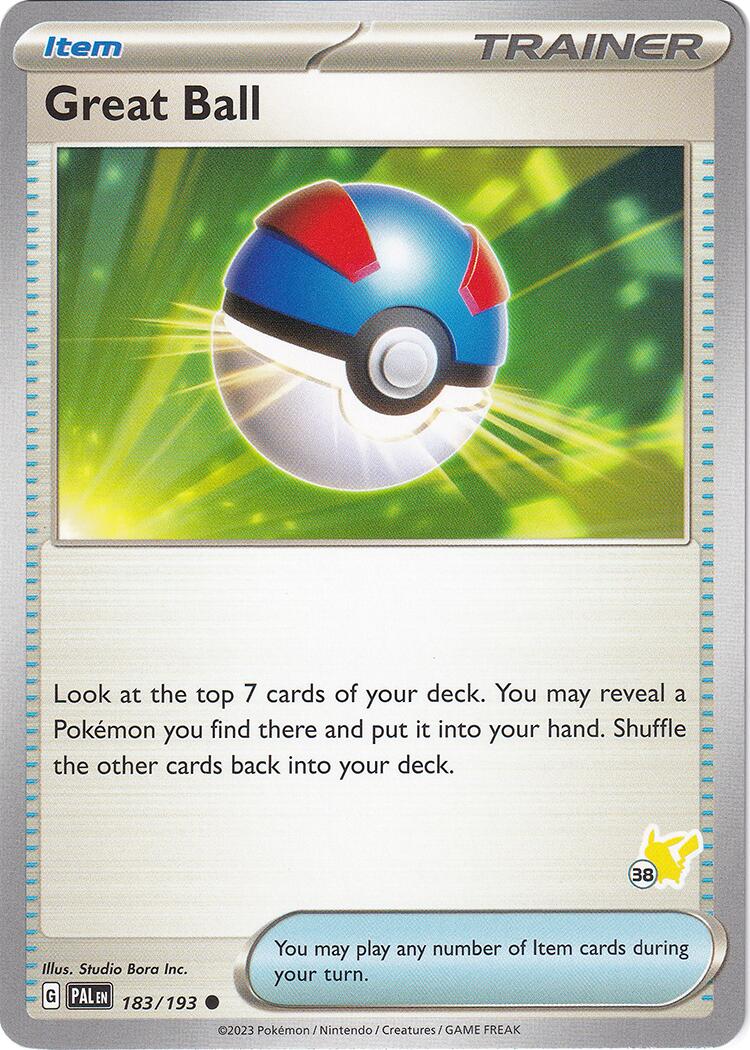 [TR] Great Ball (183/193) (Pikachu Stamp