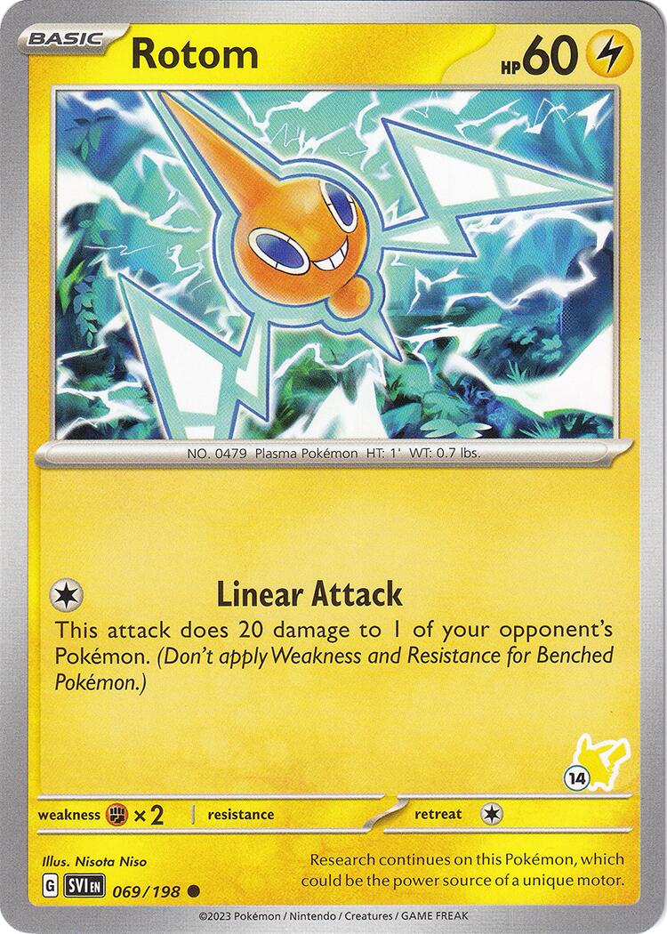 [PKM-C] Rotom (069/198) (Pikachu Stamp