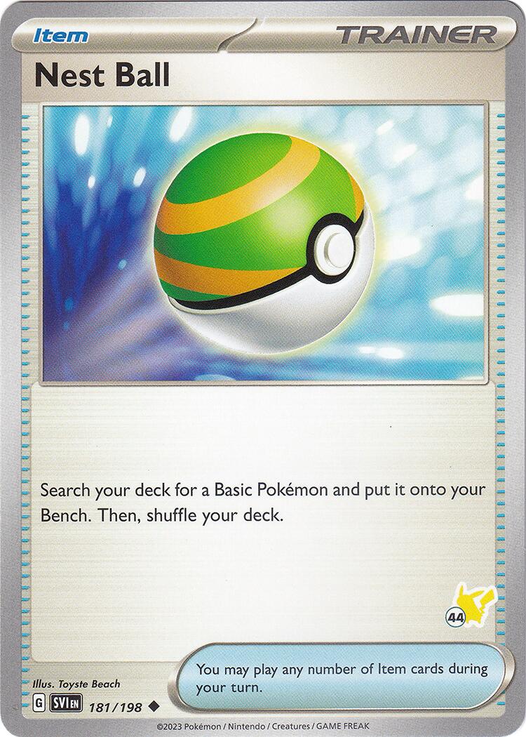 [TR] Nest Ball (181/198) (Pikachu Stamp