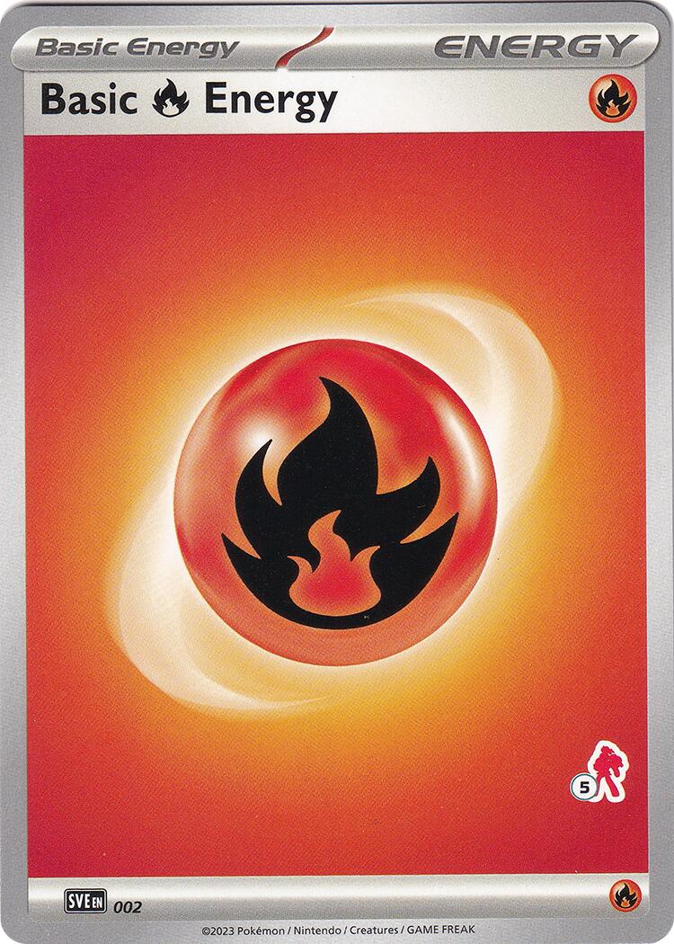 [BE] Basic Fire Energy (002) (Armarouge Stamp