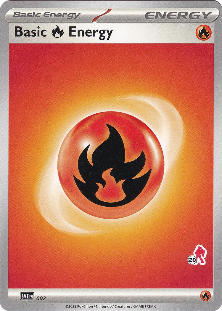 [BE] Basic Fire Energy (002) (Armarouge Stamp