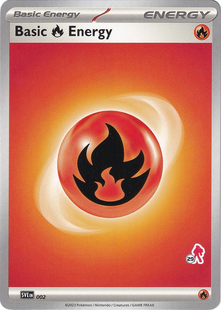 [BE] Basic Fire Energy (002) (Armarouge Stamp