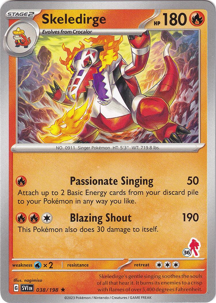 [PKM-R] Skeledirge (038/198) (Armarouge Stamp