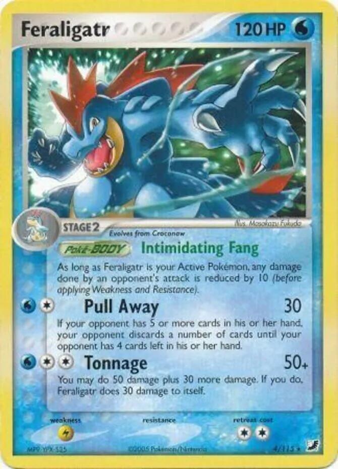 [PKM-R] Feraligatr (4/115) (Theme Deck Exclusives) [EX: Unseen Forces]