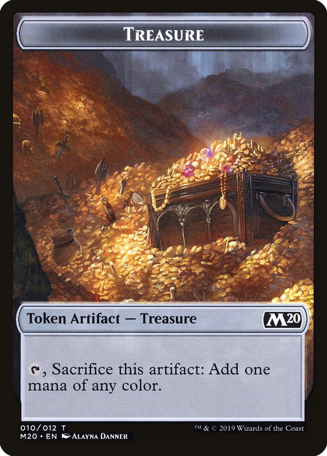 {T} Treasure Token [Core Set 2020 Tokens][TM20 010]