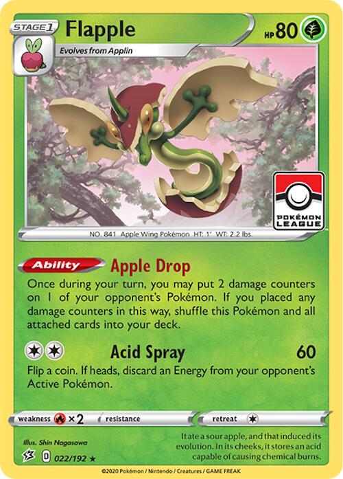 [PKM-R] Flapple (022/192) (2024 League Promo) [League & Championship Cards]