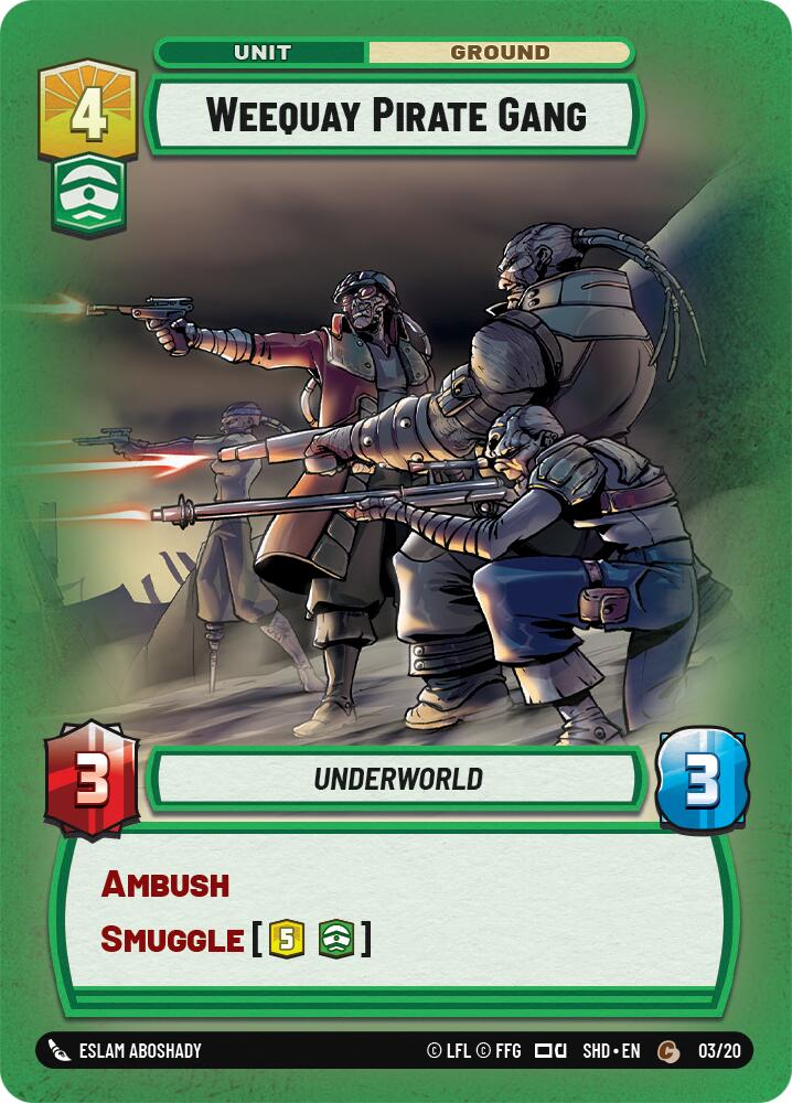 {SW-C} Weequay Pirate Gang (03/20) [Shadows of the Galaxy: Weekly Play]