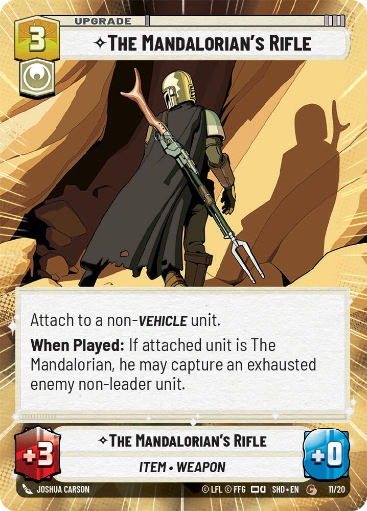 {SW-C} The Mandalorian's Rifle (Hyperspace) (11/20) [Shadows of the Galaxy: Weekly Play]