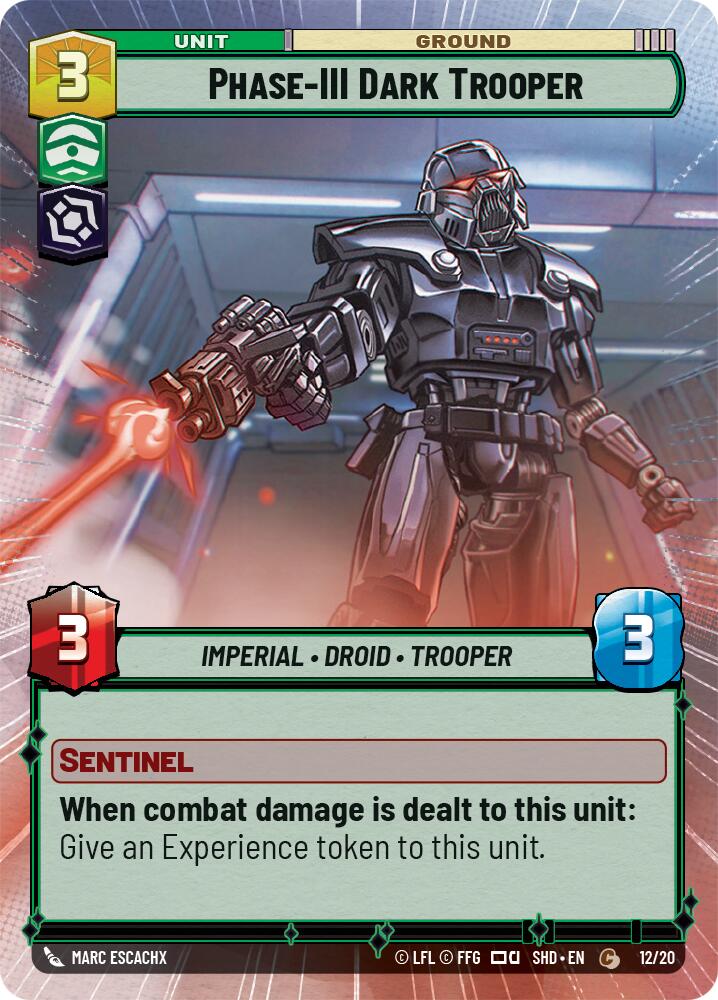 {SW-C} Phase-III Dark Trooper (Hyperspace) (12/20) [Shadows of the Galaxy: Weekly Play]