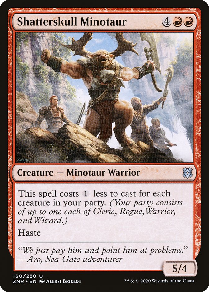 {C} Shatterskull Minotaur [Zendikar Rising][ZNR 160]