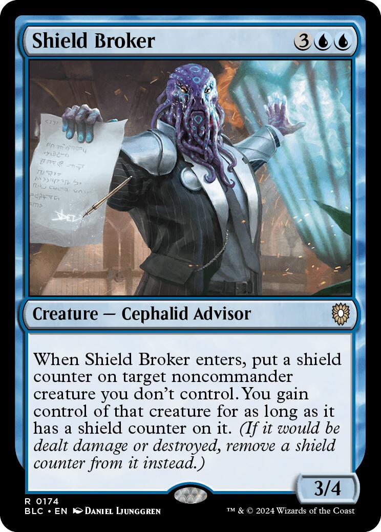 {R} Shield Broker [Bloomburrow Commander][BLC 174]