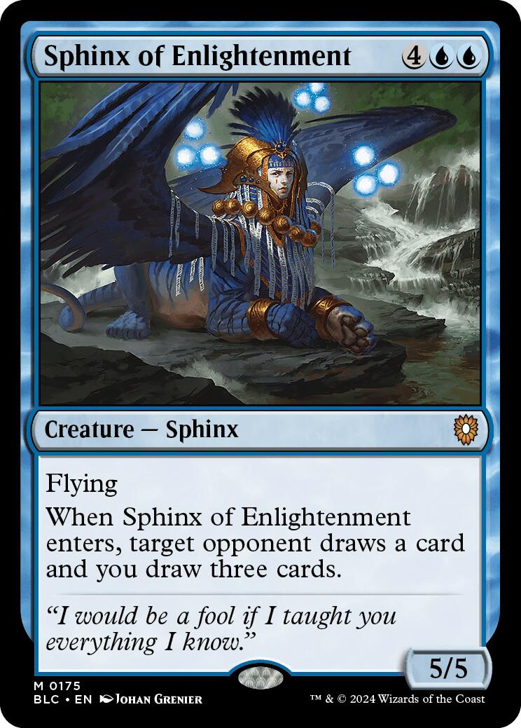 {R} Sphinx of Enlightenment [Bloomburrow Commander][BLC 175]