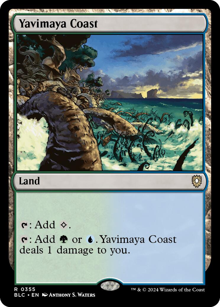 {R} Yavimaya Coast [Bloomburrow Commander][BLC 355]