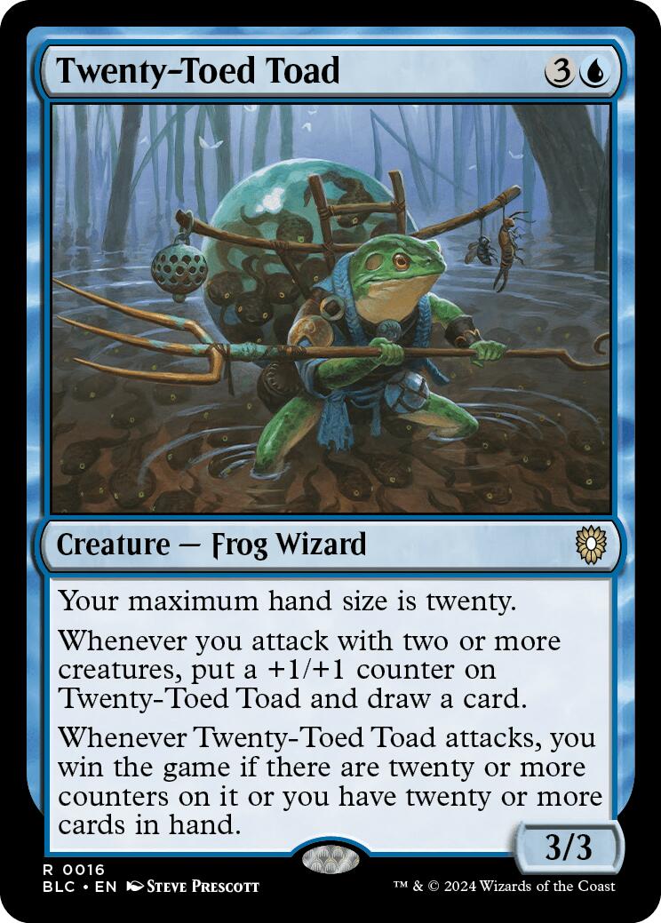 {R} Twenty-Toed Toad [Bloomburrow Commander][BLC 016]