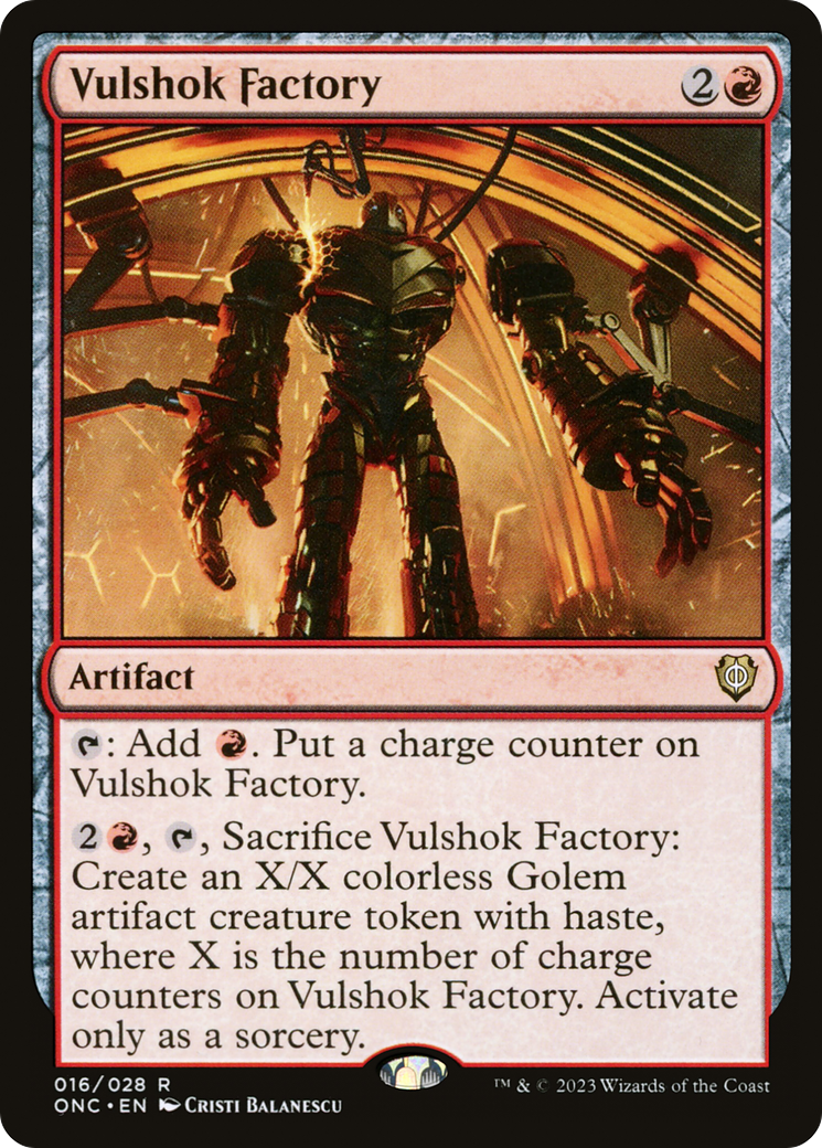 {R} Vulshok Factory [Phyrexia: All Will Be One Commander][ONC 016]