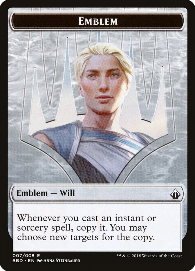 {T} Will Kenrith Emblem [Battlebond Tokens][TBBD 007]