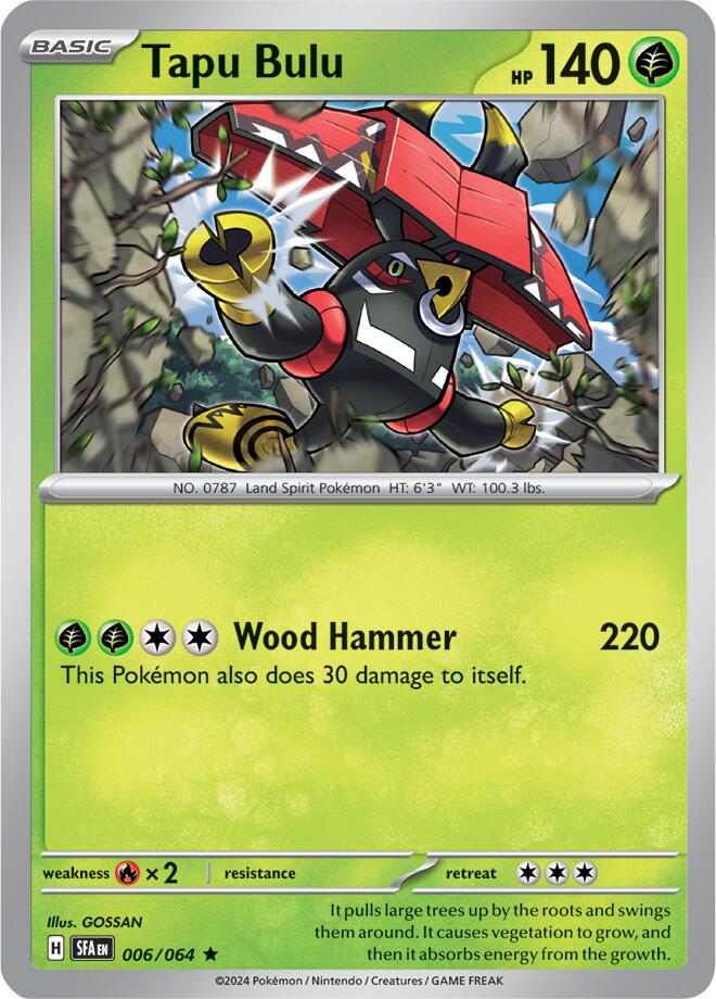 [PKM-R] Tapu Bulu (006/064) [Scarlet & Violet: Shrouded Fable]