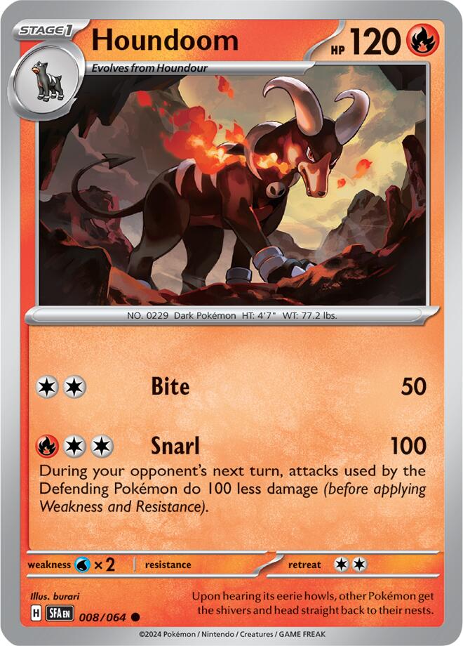 [PKM-C] Houndoom (008/064) [Scarlet & Violet: Shrouded Fable]