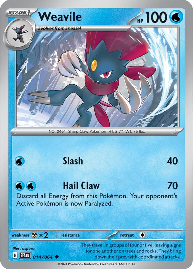 [PKM-C] Weavile (014/064) [Scarlet & Violet: Shrouded Fable]