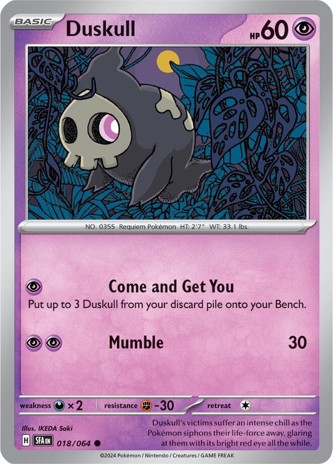 [PKM-C] Duskull (018/064) [Scarlet & Violet: Shrouded Fable]