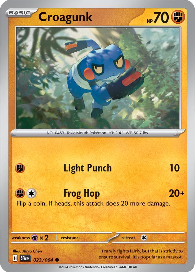 [PKM-C] Croagunk (023/064) [Scarlet & Violet: Shrouded Fable]