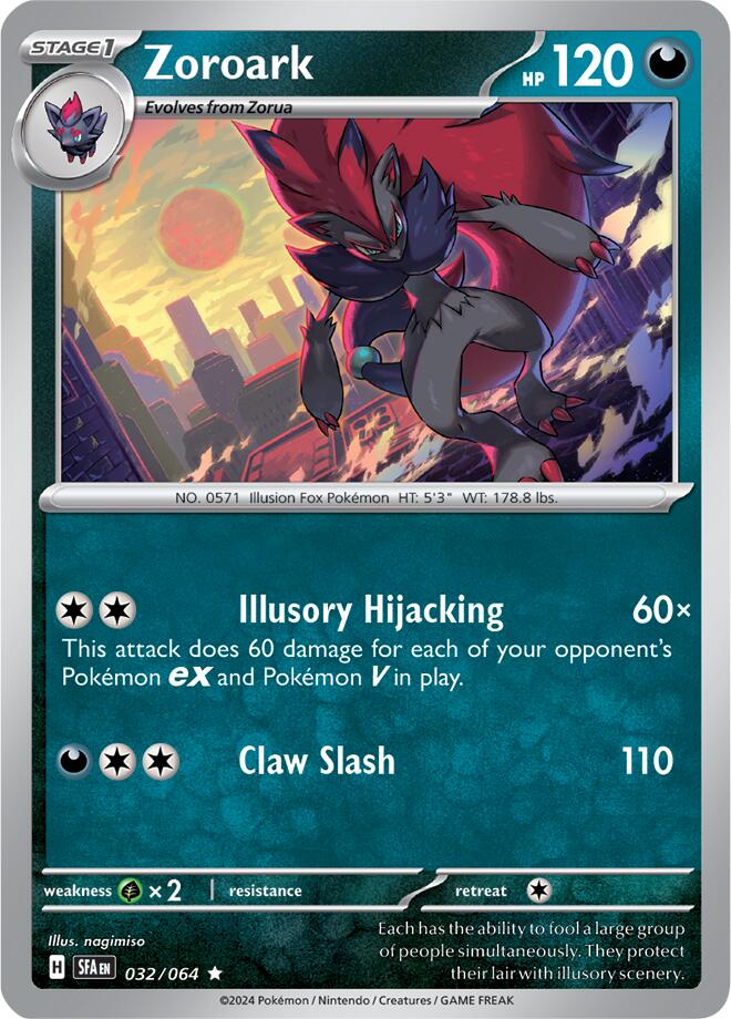 [PKM-R] Zoroark (032/064) [Scarlet & Violet: Shrouded Fable]