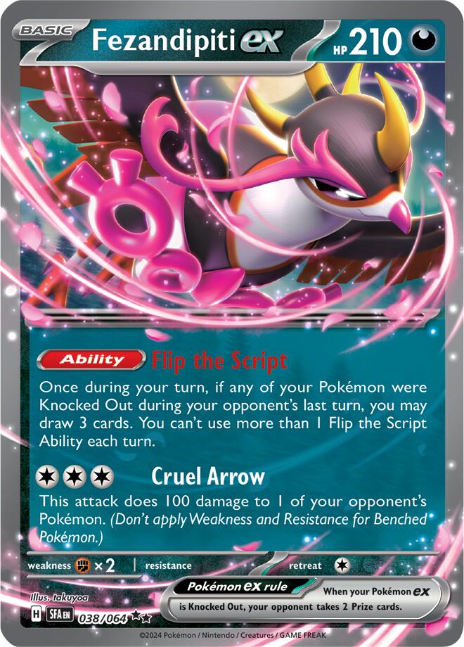 [PKM-R] Fezandipiti ex (038/064) [Scarlet & Violet: Shrouded Fable]