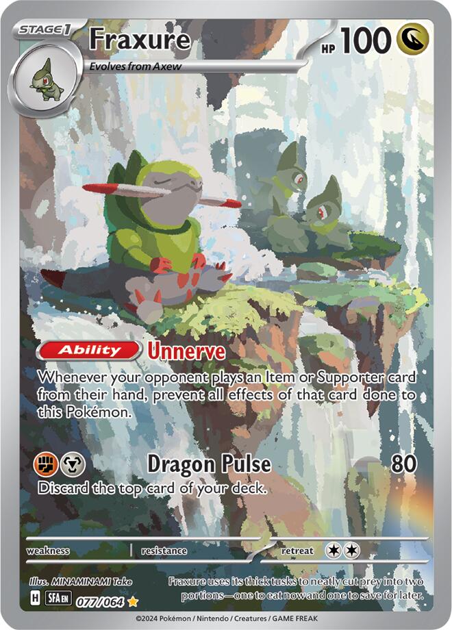 [PKM-R] Fraxure (077/064) [Scarlet & Violet: Shrouded Fable]