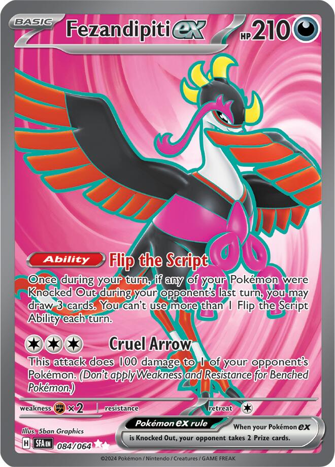 [PKM-R] Fezandipiti ex (084/064) [Scarlet & Violet: Shrouded Fable]