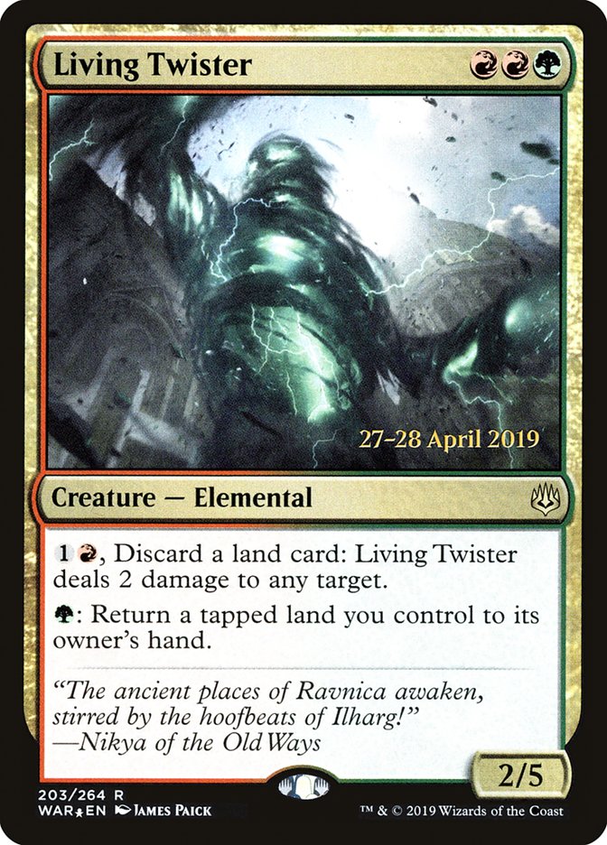 {R} Living Twister [War of the Spark Prerelease Promos][PR WAR 203]