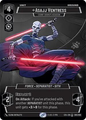 {SW-R} Asajj Ventress - Count Dooku's Assassin (2024 Convention Exclusive) (005/006) [Miscellaneous]