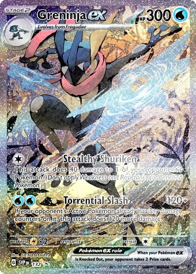 [PKM-R] Greninja ex (132) [Scarlet & Violet: Black Star Promos]