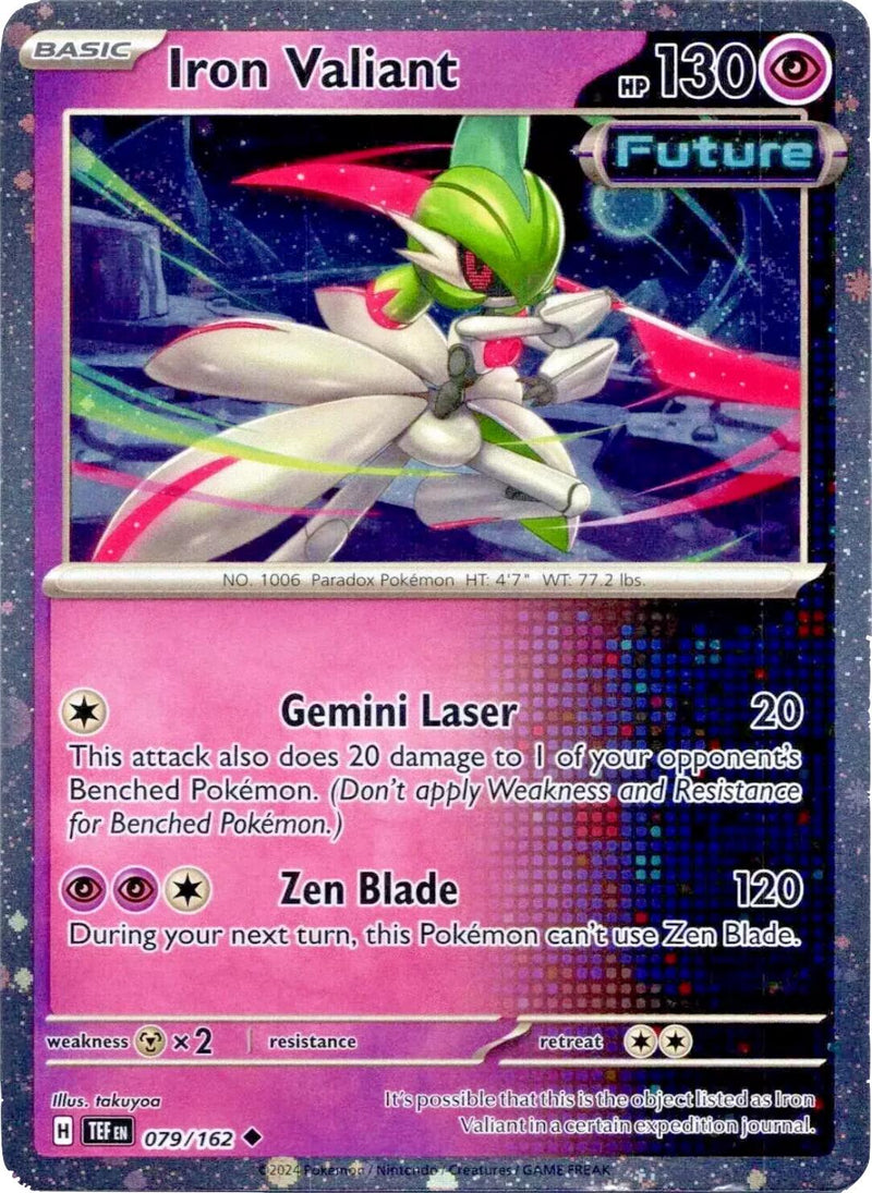 [PKM-C] Iron Valiant (079/162) (Cosmos Holo) [Miscellaneous Cards]