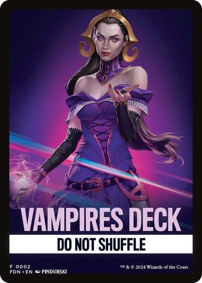 {T} Vampires Deck Theme Card [Foundations][TFDN 002]