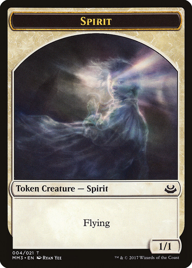 {T} Spirit Token [Modern Masters 2017 Tokens][TMM3 004]