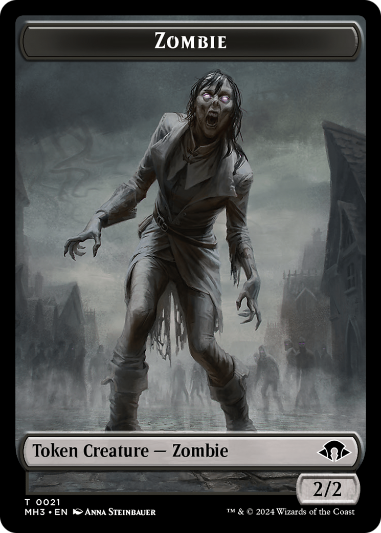 {T} Zombie Token [Modern Horizons 3 Tokens][TMH3 021]