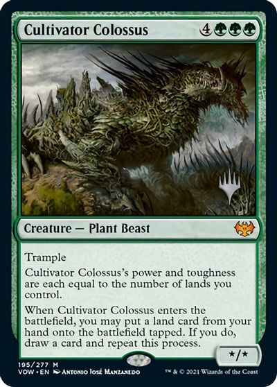 {R} Cultivator Colossus (Promo Pack) [Innistrad: Crimson Vow Promo Pack][PP VOW 195]