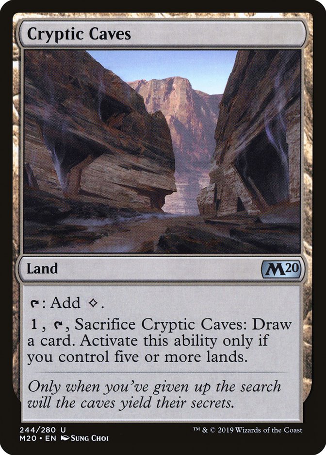 {C} Cryptic Caves [Core Set 2020][M20 244]