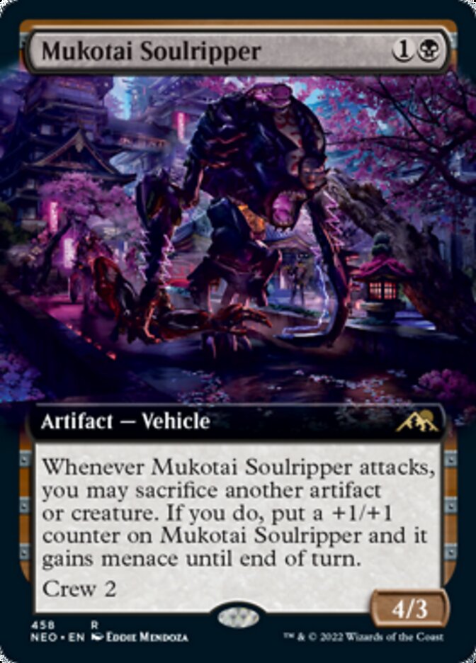 {R} Mukotai Soulripper (Extended Art) [Kamigawa: Neon Dynasty][NEO 458]