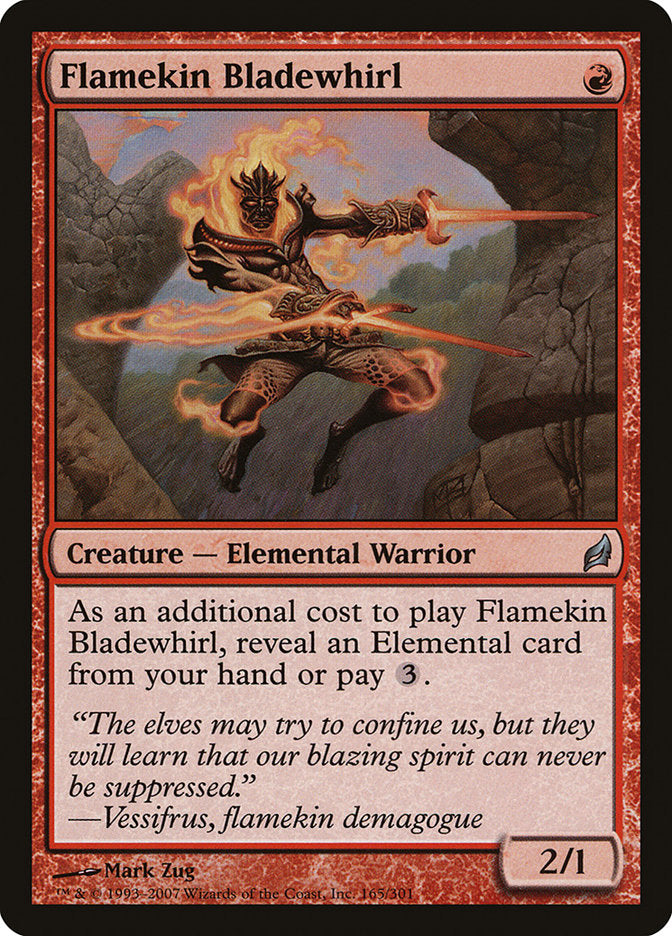 {C} Flamekin Bladewhirl [Lorwyn][LRW 165]