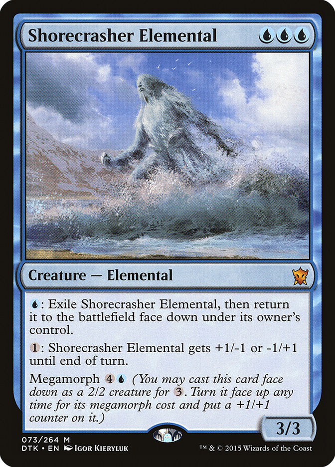 {R} Shorecrasher Elemental [Dragons of Tarkir][DTK 073]