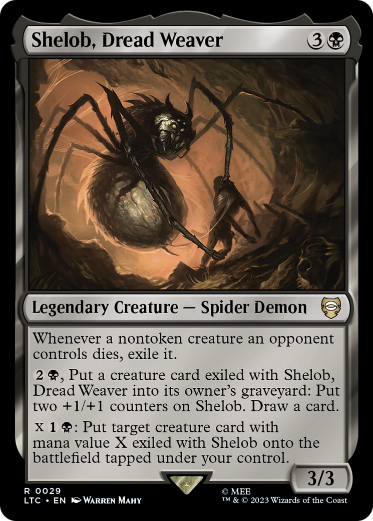 {R} Shelob, Dread Weaver [The Lord of the Rings: Tales of Middle-Earth Commander][LTC 029]