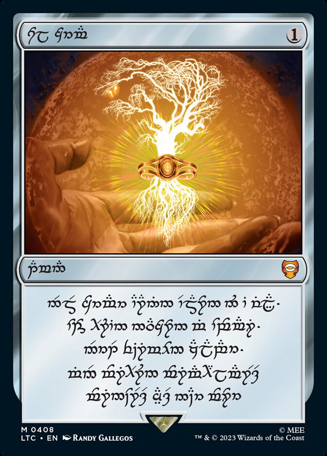 {R} Sol Ring (408) (Elven) [The Lord of the Rings: Tales of Middle-Earth Commander][LTC 408]